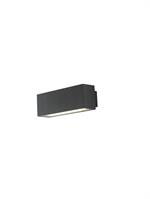 LED-W-AGERA-180 APPLIQUE LED AGERA NERO 2X8