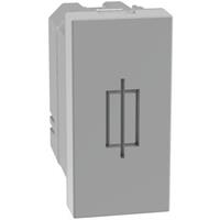 Portafusibile Bticino Matix Go JG4321 per fusibili 5x20 e 6,3x32 max 10A 250V 1 modulo colore grigio