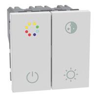 Dimmer Bticino Matix Go JW4417 per led drivers 240V 2 moduli colore bianco