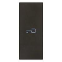 Tasto con simbolo chiave illuminabile Vimar Linea 31000A.PG assiale 1 modulo colore nero