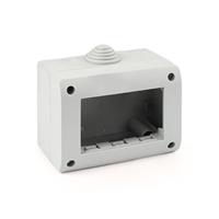 Contenitore da parete per 1 apparecchio IP40 Elettrocanli Easy 3 Moduli