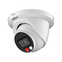 Dome IP67 Dahua WizSense da 4 MP e Ottica fissa da 2,8mm con microfono incorporato da 12V