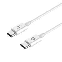 Cavo USB Type-C per la ricarica di dispositivi fino a 3A per ricariche veloci e trasferimenti dati rapidi Colore bianco lunghezza 2 metri