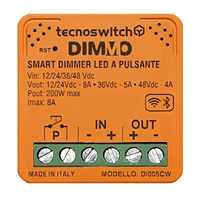 Dimmer a pulsante WIFI + BLUETOOTH Tecno Switch per strip led gestibile tramite app 12/24V da 200W