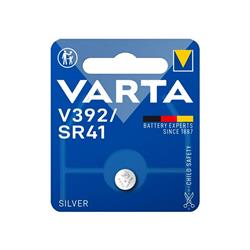 Bottone in ossido d'argento Varta 392 per alimentare vari orologi attrezzature fotografiche e piccoli dispositivi elettronici da 1.5V