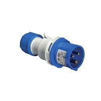 Spina Diritta Elettrocanali IP44 240V da 32A 2P+T