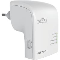 Extender-Access Point-Router WiFi Auriga con Velocità fino a 750Mbps Standard WiFi