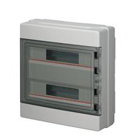 CENTRALINO DA PARETE IP65 PORTELLA TRASPARENTE 36 MODULI DIMENSIONI 400x400x140MM