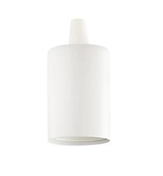 Bicchiere Portalampada Quadrato Ideal Lux attacco E27 colore Bianco