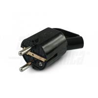 Spina di connessione tedesca da 16A 250V Alpha Elettronica colore Nero