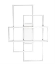 Lampadario Frame forma rettangolare Ideal Lux colore Bianco opcao da 3500K IP20