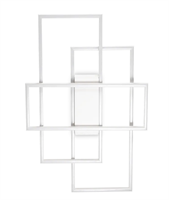 Lampadario Frame forma rettangolare Ideal Lux colore Bianco opcao da 3500K IP20