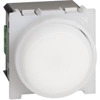 Torcia estraibile e ricaricabile Bticino con dispositivo automatico di accensione da 230V 0.4W 2 moduli colore Bianco