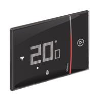 Termostato Bticino connesso a Smarther 2 con Netatmo da 2 moduli 230V colore Nero