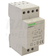 Trasformatore Din di sicurezza per suonerie 2 moduli 230V 12/24V da 15A