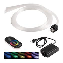 FIBRAOTTICA-LED-RGB KIT 100 FILI LED FIBRA